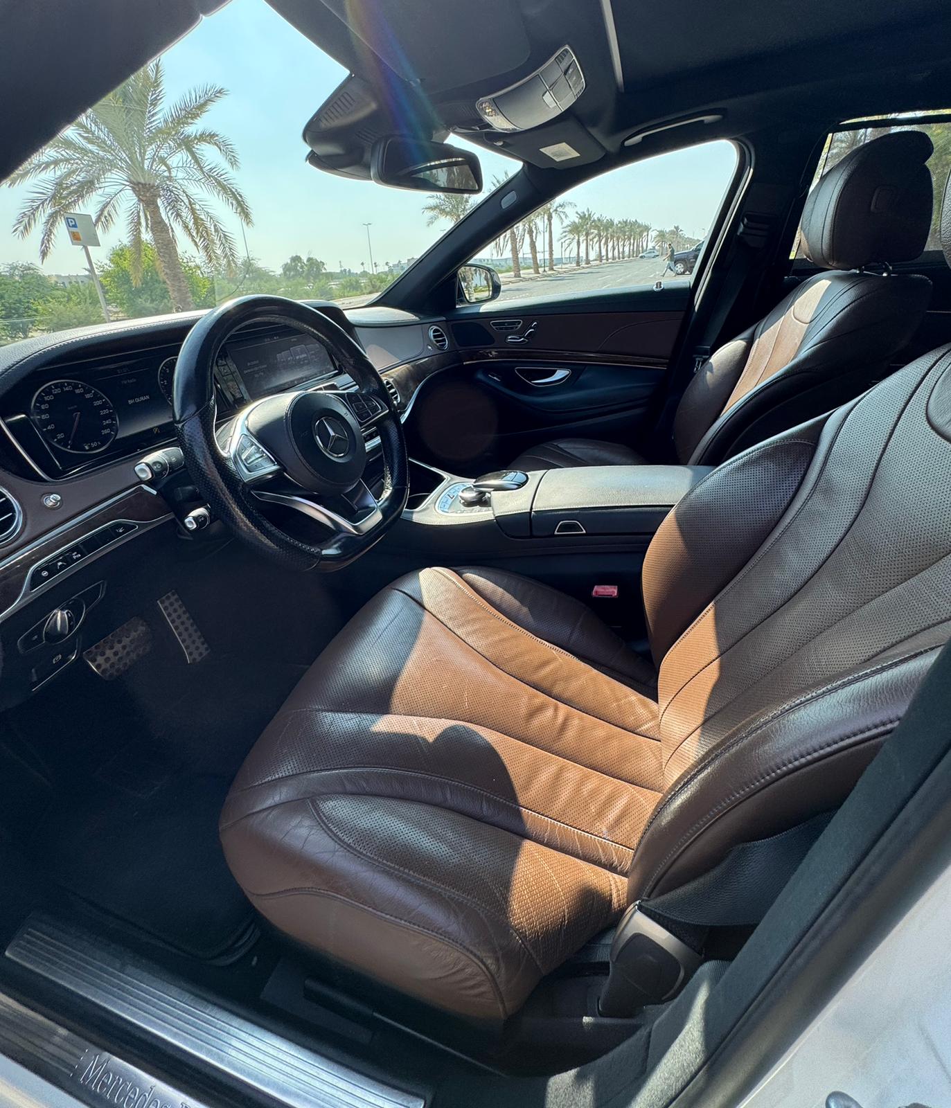 Mercedes Benz S-400 / 2016 (White)